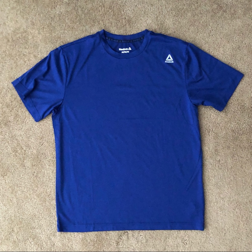 Reebok men’s medium dry fit blue shirt